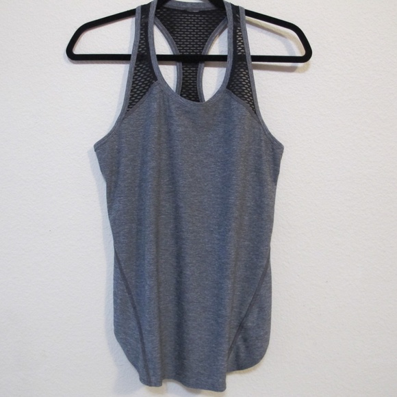 🌿 Reebok Tank Top Active Speed Wick Gray - Picture 1 of 7